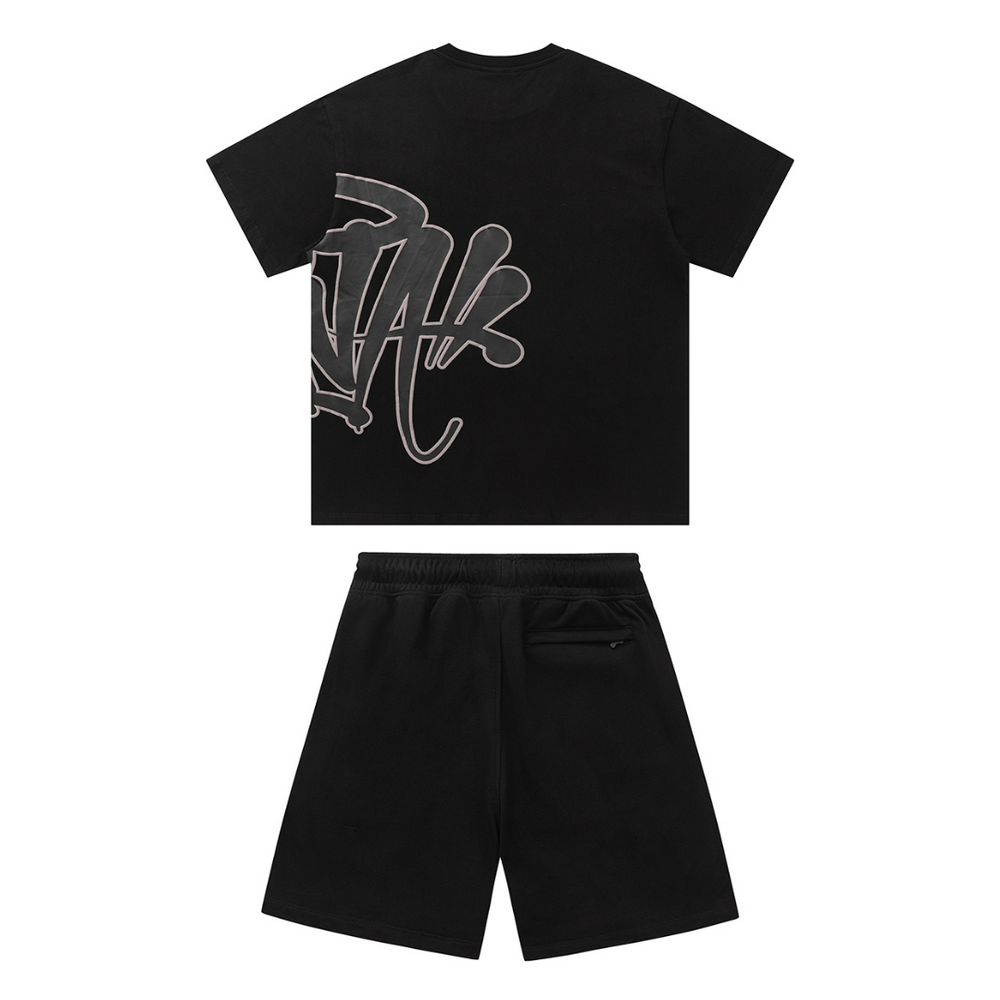 SYNA BLACK SHORT SET