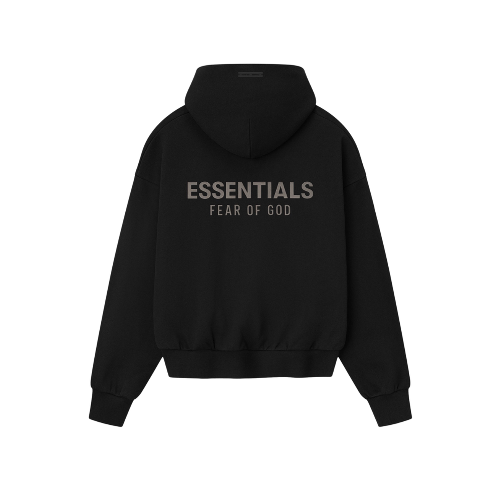 ESSENTIALS BLACK TRACKSUIT
